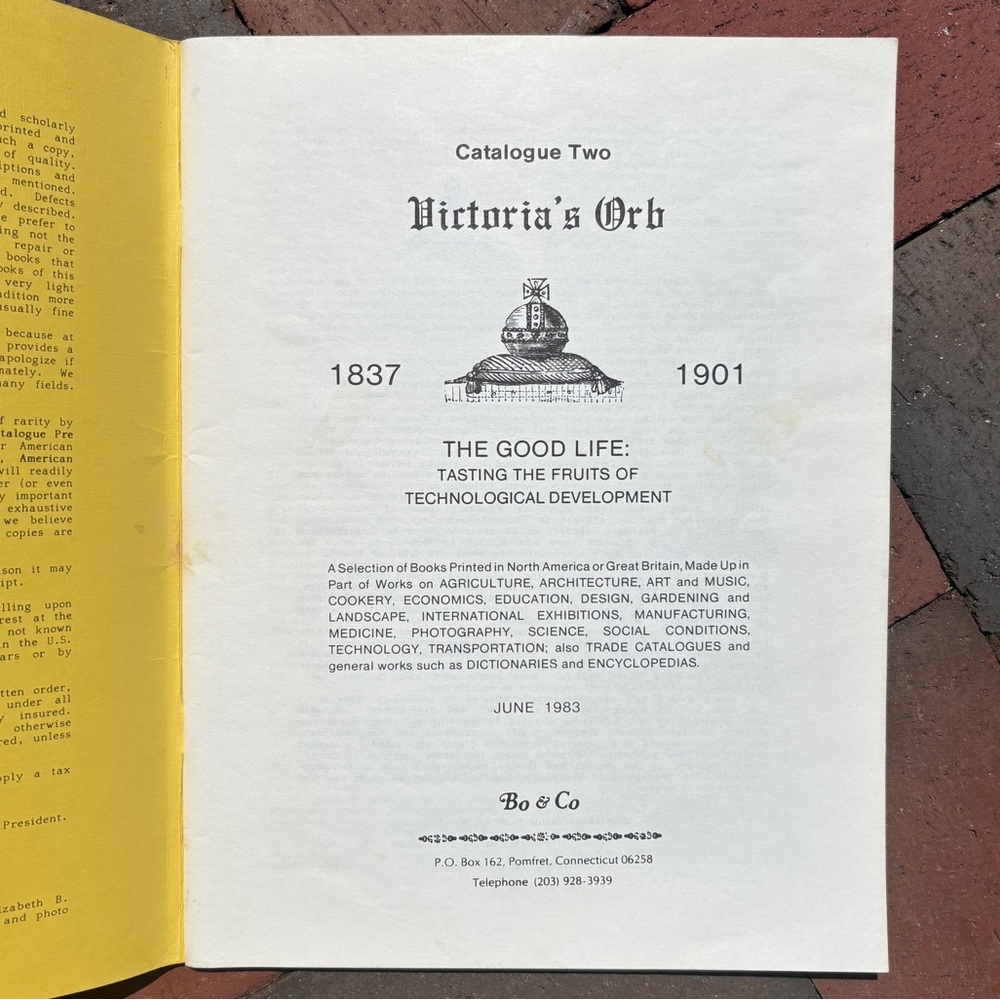 1983 Victoria's Orb Catalogue Two Design Technology Agriculture Victorian Books - Picture 11 of 12